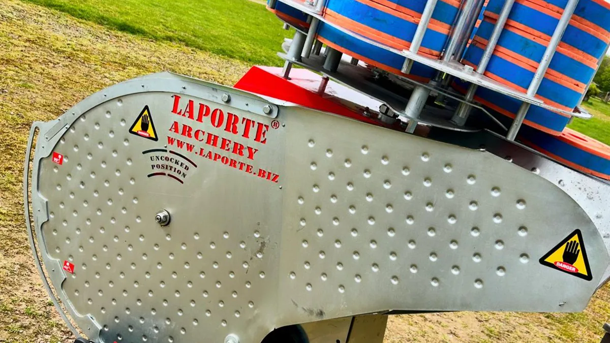 Laporte archery machine at Back 2 Bear